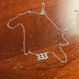 Angel number necklace 16”